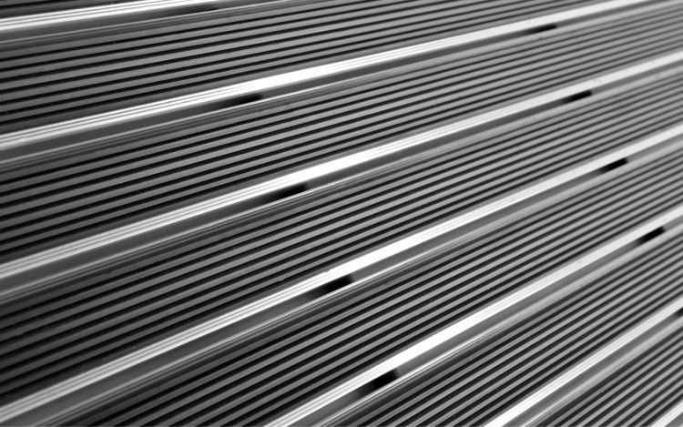 Felpudo sobre estructura de aluminio 17G